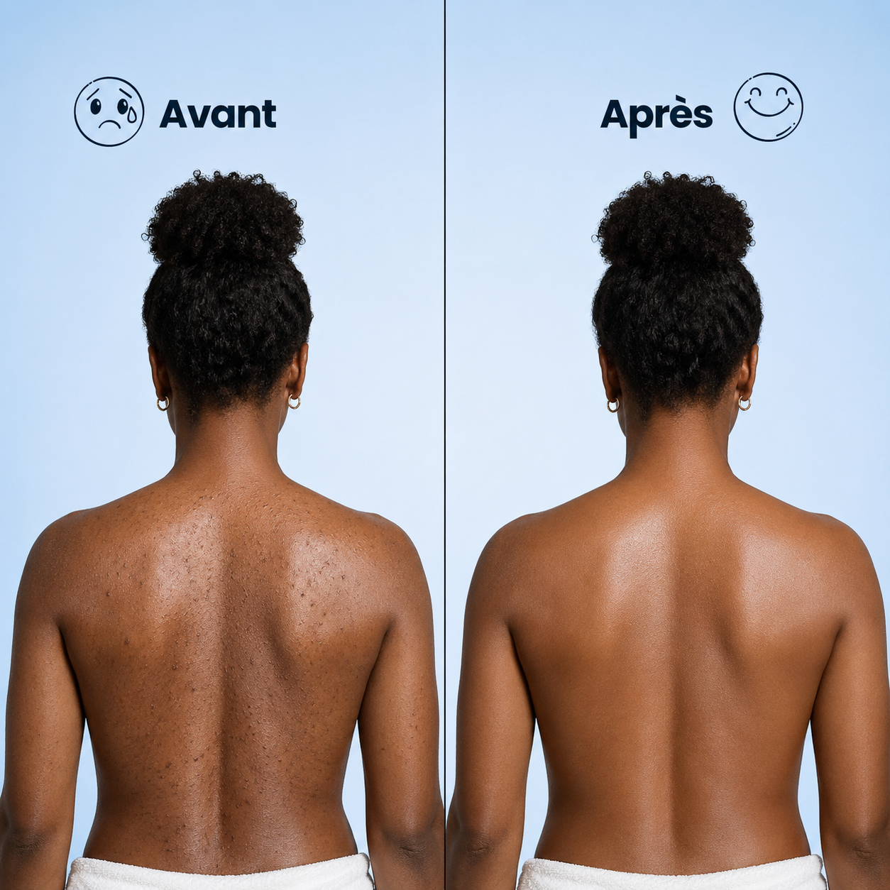 Serviette de douche exfoliante Sorea