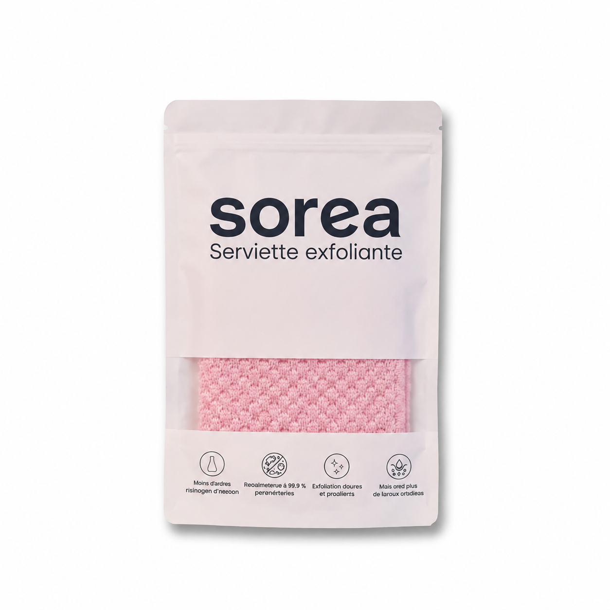 Serviette de douche exfoliante Sorea