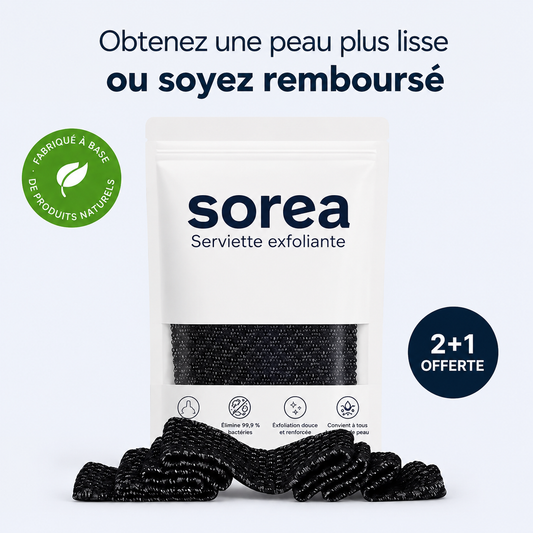 Serviette de douche exfoliante Sorea