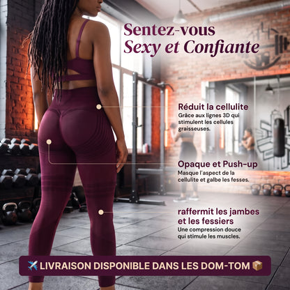 Galbea – Legging Sculptant 3D Effet Push-Up