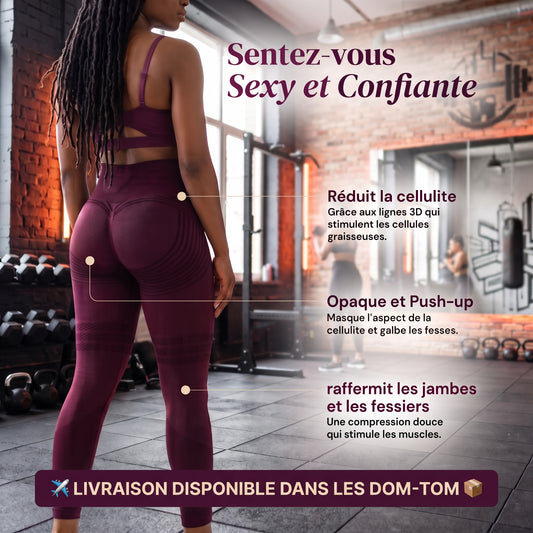 Galbea – Legging Sculptant 3D Effet Push-Up