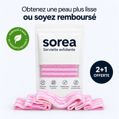 Serviette exfoliante Sorea
