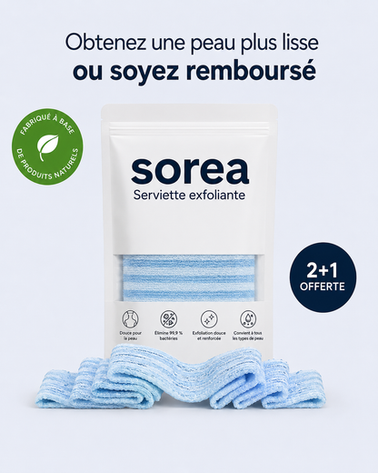 Serviette exfoliante Sorea